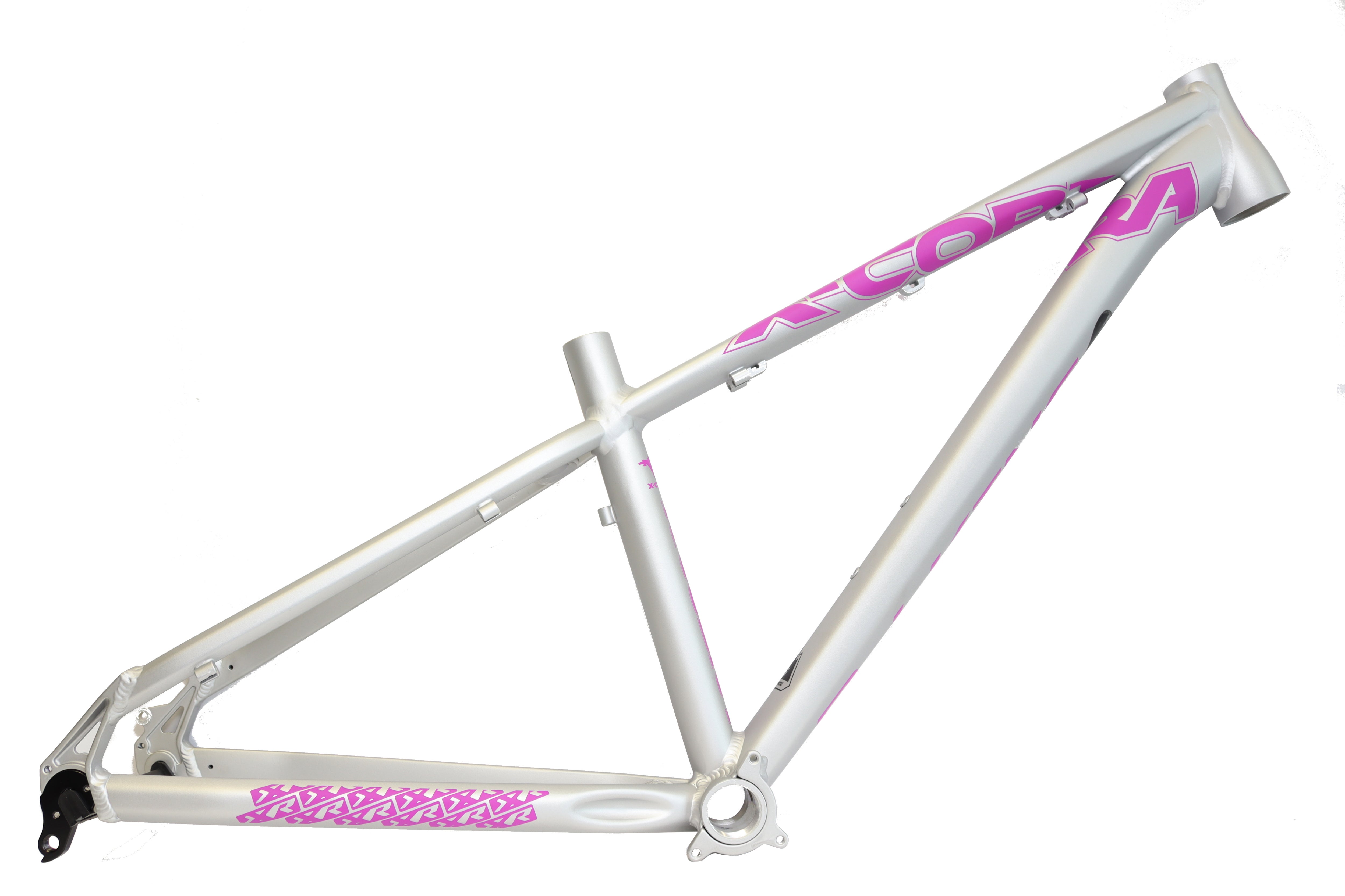 X-Cobra Dirt Jump Bike Rahmen DJ King Silber – MigBike