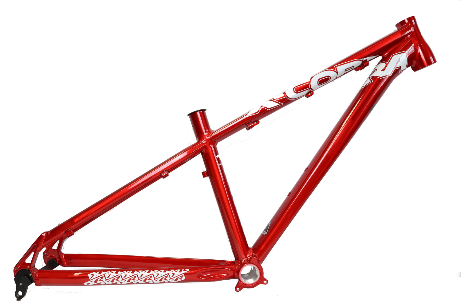 fahrradrahmen rot X-Cobra Dirt Jump Bike Rahmen DJ King Rot – MigBike